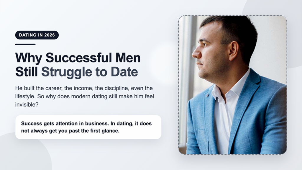 successful man struggling to date